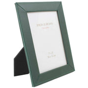 Byron and Brown Slim Classic Nappa Leather 7 x 5 Photo Frame - Green