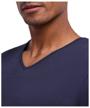 Falke Daily Seamless V-Neck T-Shirt - Midnight Navy