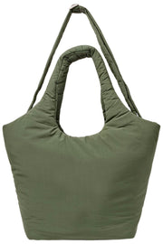 Roka Oxford Medium Taslon Shoulder Bag - Olive Green