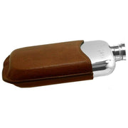 english-pewter-company-6oz-purse-flask-with-pouch---silverbrown-34473120