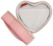 Boîte à bijoux de voyage Stackers Heart - Rose