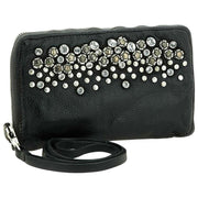Campomaggi Bella Di Notte Rhinestone Purse - Black