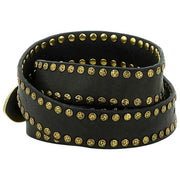 Campomaggi Cinture Stud Leather Belt - Grey
