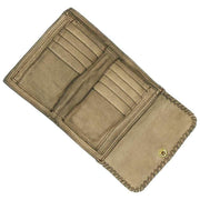 Porte-Monnaie Campomaggi Cortona Stud - Gris Ciment