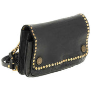 Campomaggi Gloria Pochette Stud Crossbody Bag - Black