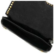 Campomaggi Gloria Pochette Stud Crossbody Bag - Black