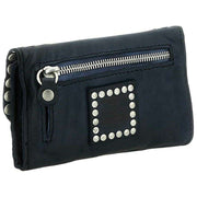 Porte-monnaie à clous Campomaggi Pistoia - Bleu