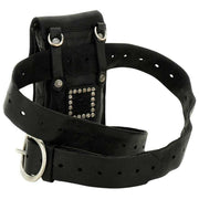 Campomaggi Siena Stud Phone Holder Bag - Black