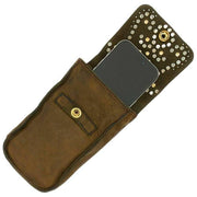 Sac Porte-Téléphone Campomaggi Siena Stud - Vert Militaire