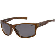 CAT Angled Rectangular Wrap Sunglasses - Green