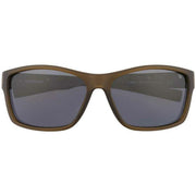 CAT Angled Rectangular Wrap Sunglasses - Green