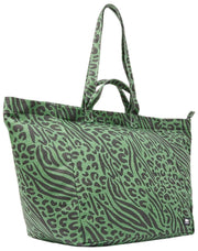 Roka Marylebone Large Cotton Canvas Oversized Tote Bag - Artichoke Green