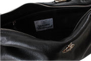 Vivienne Westwood Emma Supple Leather Shoulder Bag - Black