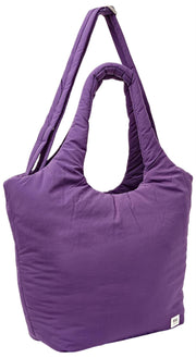 Roka Oxford Medium Taslon Shoulder Bag - Gothic Grape Purple