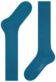 Chaussettes hautes Falke Airport - Bleu Cyan