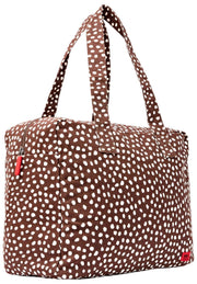 Sac fourre-tout moyen en toile de coton Roka Sloane - Taches marron