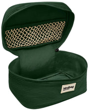 Hindbag Gaspard Vanity Bag - Velvet Pine Green