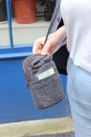 Hindbag Bill Phone Bag - Denim Grey