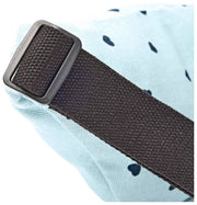 Roka Mill Hill Cotton Canvas Bum Bag - Heart Print Blue