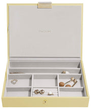 Boîte à bijoux classique Stackers - Jaune beurre