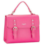 David Jones Medium Grab Satchel - Rose Red