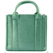 David Jones Small Square Grab Handbag - Green