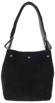 Vivienne Westwood Lottie Petit sac à bandoulière en daim - Noir