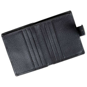 Portefeuille à deux volets avec porte-cartes Dents Aire - Noir