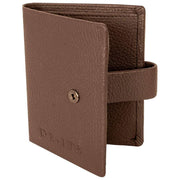Portefeuille à deux volets avec porte-cartes Dents Aire - Marron chocolat