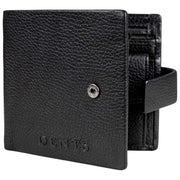 Dents Aire Coin Bifold Wallet - Black