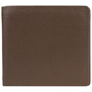 Portefeuille à deux volets Dents Aire - Marron chocolat