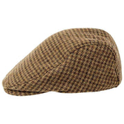 Casquette Plate Dents Blashford Tweed - Marron Châtaigne