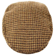 Casquette Plate Dents Blashford Tweed - Marron Châtaigne