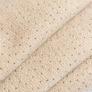 Dents Embellished Sparkle Scarf - Almond Beige