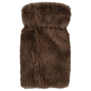 Mitaines Dents en fausse fourrure sans doigts - Mocca Brown