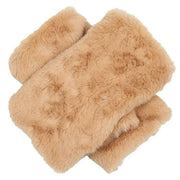 Dents Fingerless Faux Mittens - Camel Beige