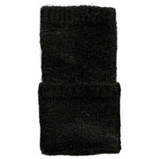 Dents Fingerless Knitted Wrist Warmers - Black