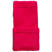 Dents Fingerless Knitted Wrist Warmers - Fuchsia Pink