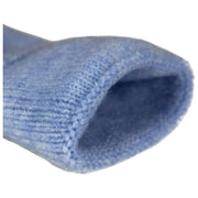 Dents Fingerless Knitted Wrist Warmers - Pale Blue