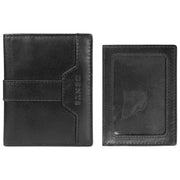 Dents Itchen Passcase Card Holder Wallet - Black