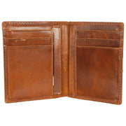 Portefeuille porte-cartes Dents Itchen Passcase - Marron cognac
