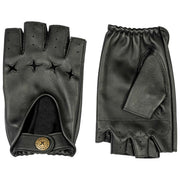 Gants de conduite en cuir Dents The Suited Racer Gripper - Noir