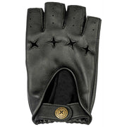 Gants de conduite en cuir Dents The Suited Racer Gripper - Noir
