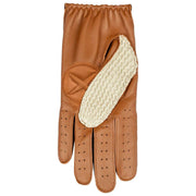 Gants de conduite en cuir Dents The Suited Racer Hatcher - Cognac Tan