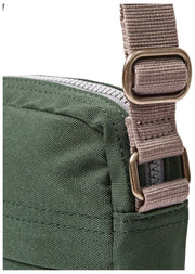 Roka Bond Small Recycled Canvas Crossbody Bag - Thunderstorm Green