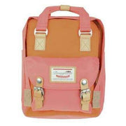 Doughnut Macaroon Mini Backpack - Orange/Peach