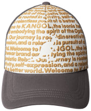 Kangol Fine Print Trucker Hat - Grey