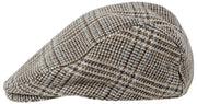 Casquette Plate Dents Stanwick Tweed - Marron