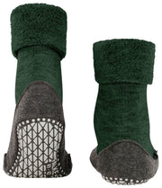 Falke Cosyshoe Slipper Socks - Green Mel