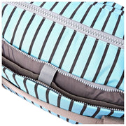 Roka Gatwick Medium Recycled Canvas Duffle Bag - Blue Stripe